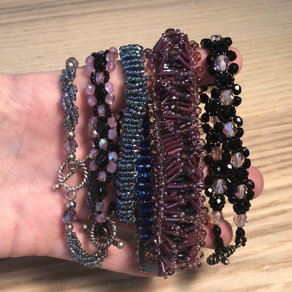 Set of 5 Beaded Bracelets